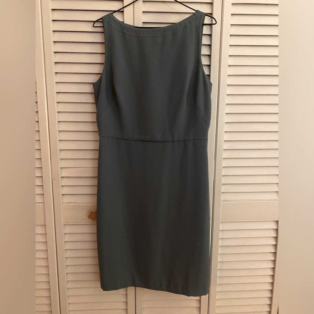 Dusky Blue Ann Taylor Work Dress—Size 6